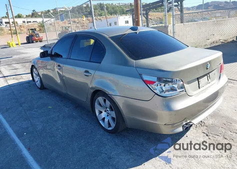 2007 BMW 530I из США, поврежденный, VIN WBANE73547CM48772